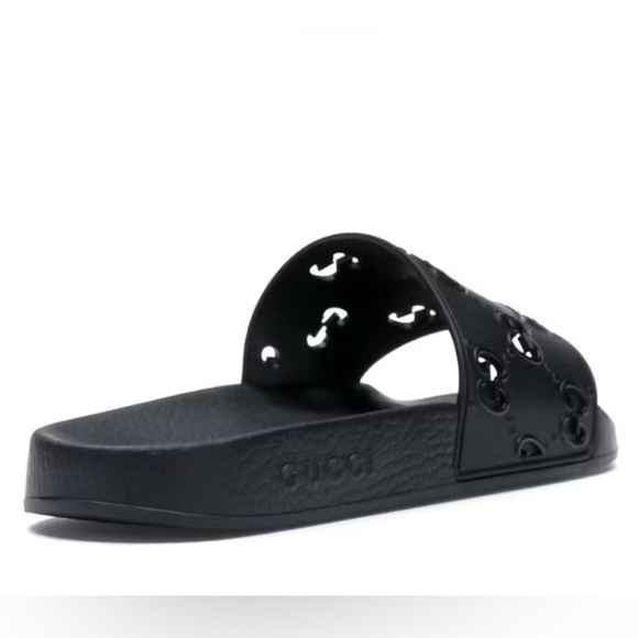 Gucci GG Rubber Slides - size 38 - Picture 2 of 5